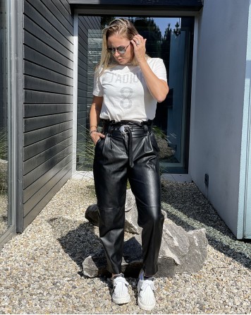 Kalhoty dámské Pinko MADERA PANTALONE černé